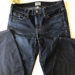 J Crew Toothpick Jeans size 28